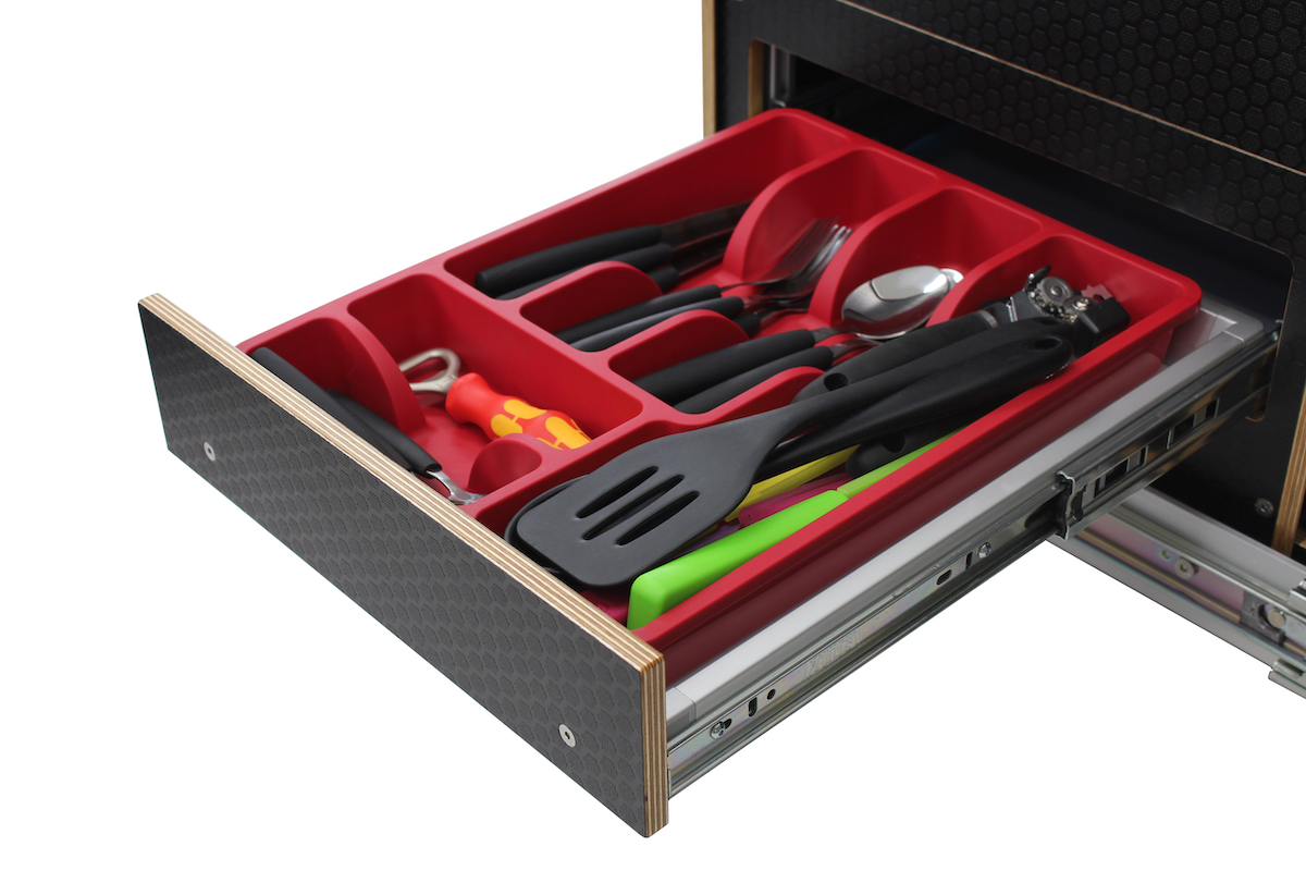 Drop In Kitchen + Storage Cube Compatible with Mod Pod Sliding Tray - Image 4