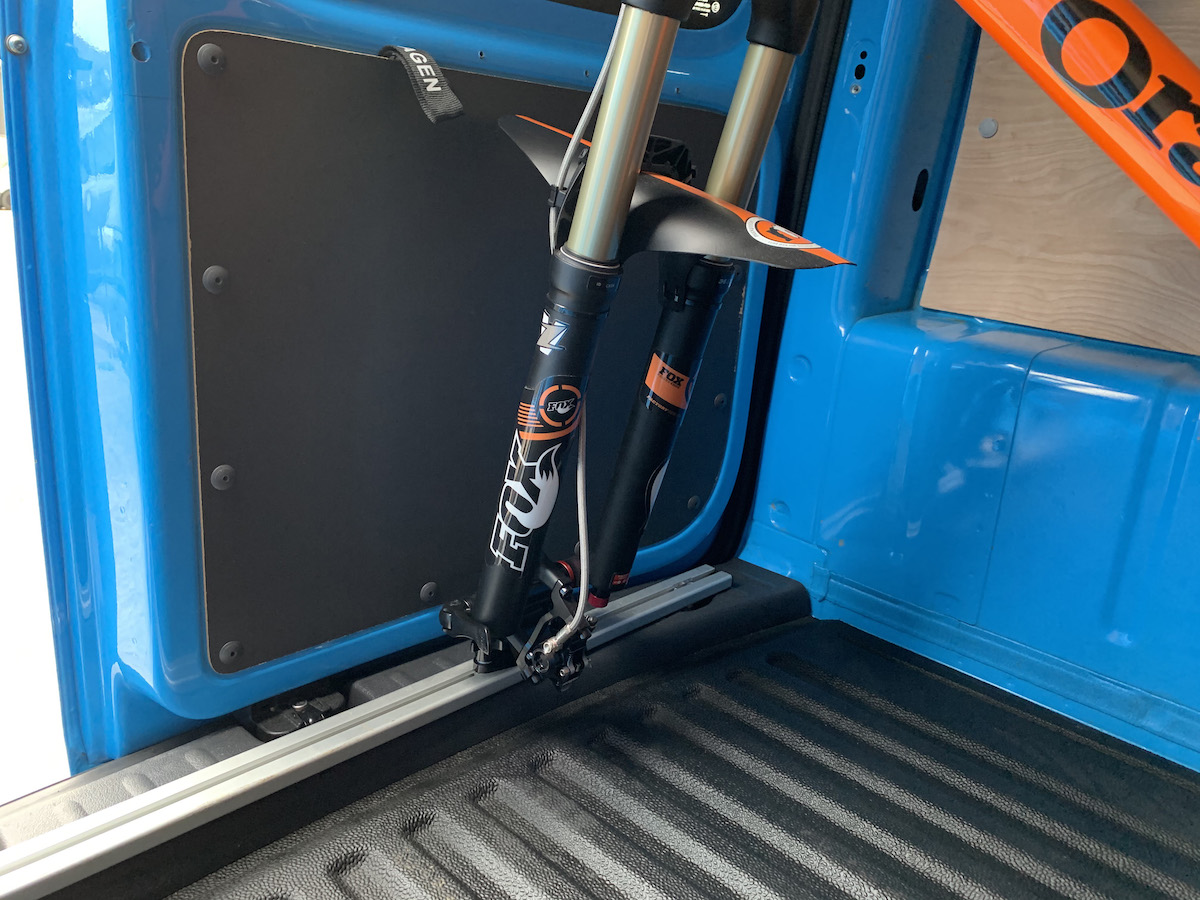 VW Caddy - 990mm Fork Mount Rail Single T-Slot - Fits Rear Cargo Hoop Mount Holes - Image 7