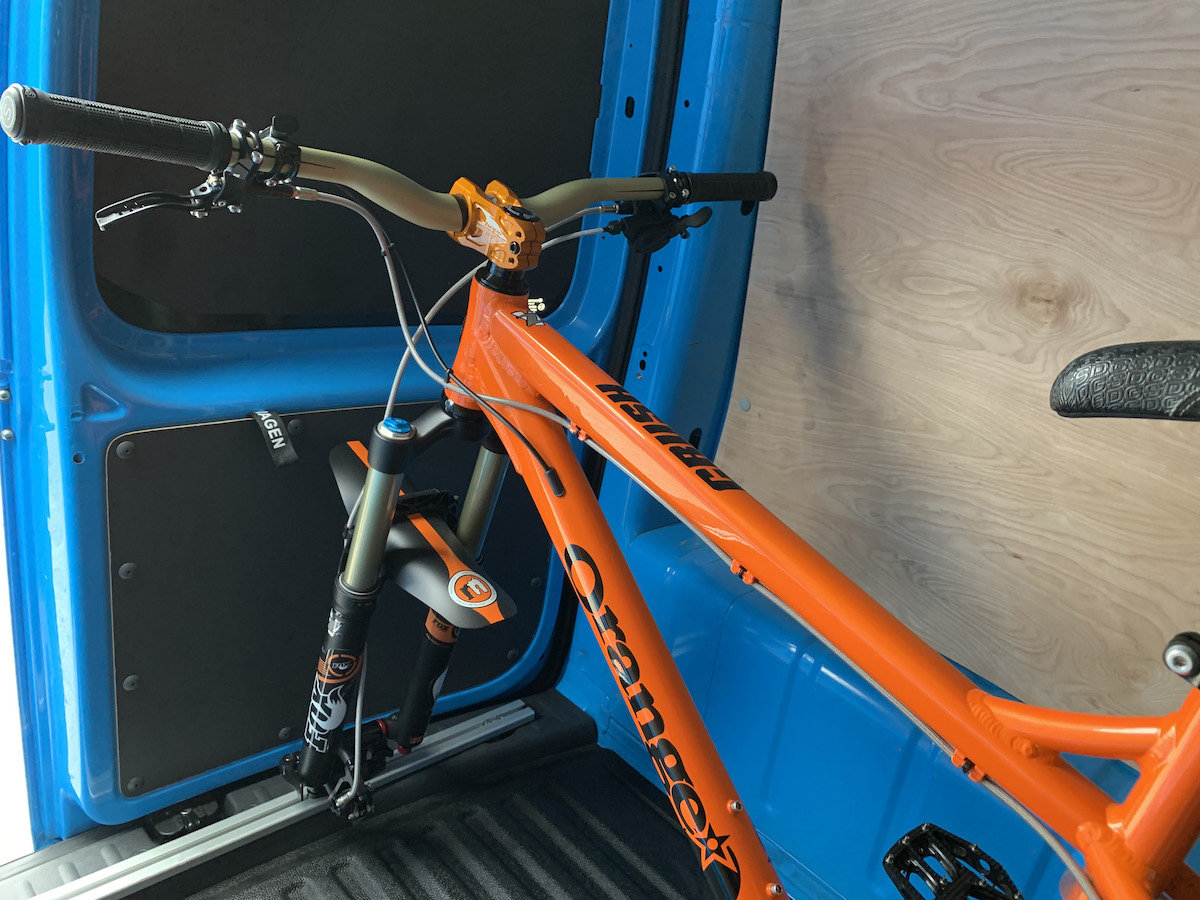 VW Caddy - 990mm Fork Mount Rail Single T-Slot - Fits Rear Cargo Hoop Mount Holes - Image 8