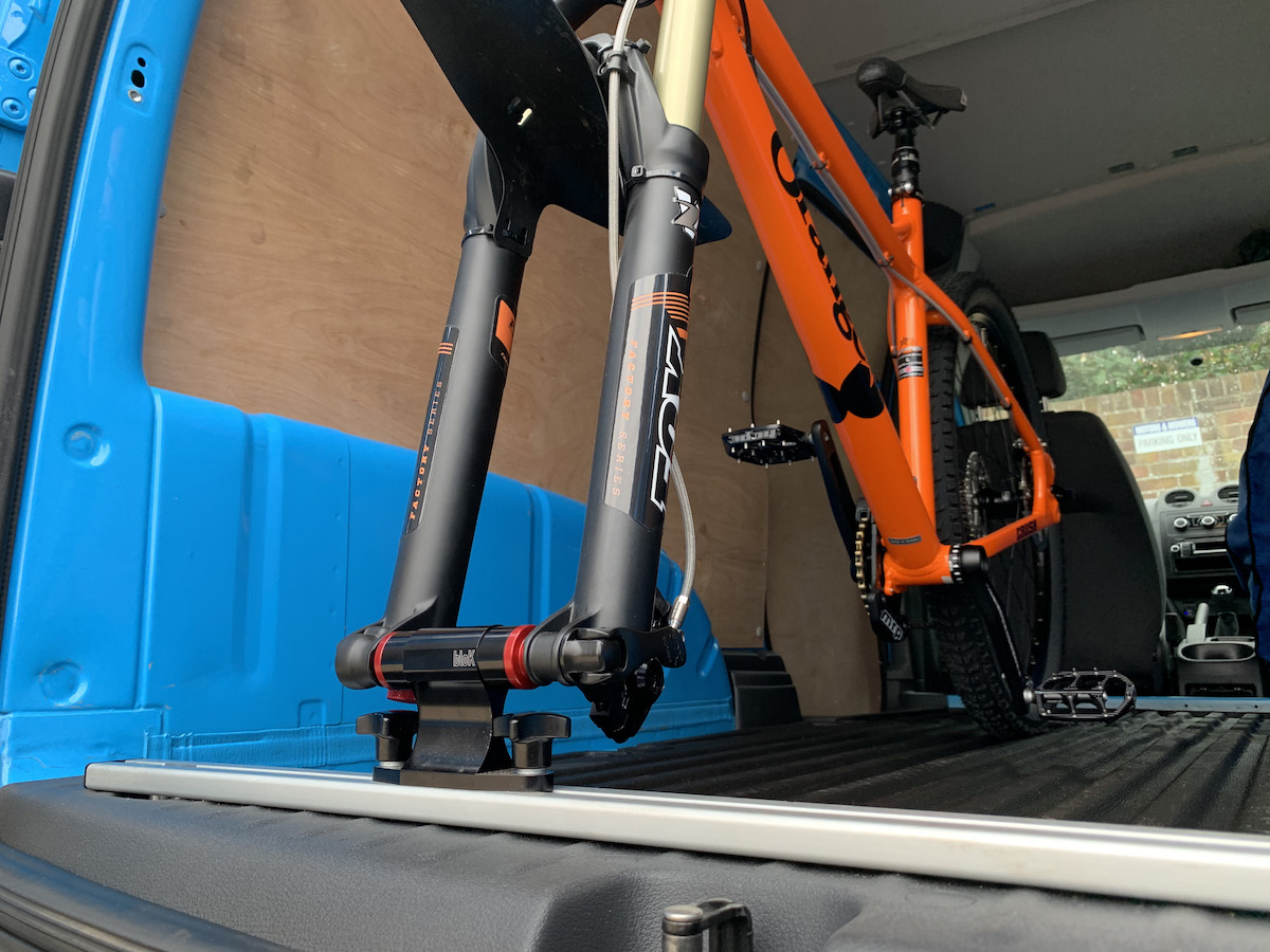 VW Caddy - 990mm Fork Mount Rail Single T-Slot - Fits Rear Cargo Hoop Mount Holes - Image 4