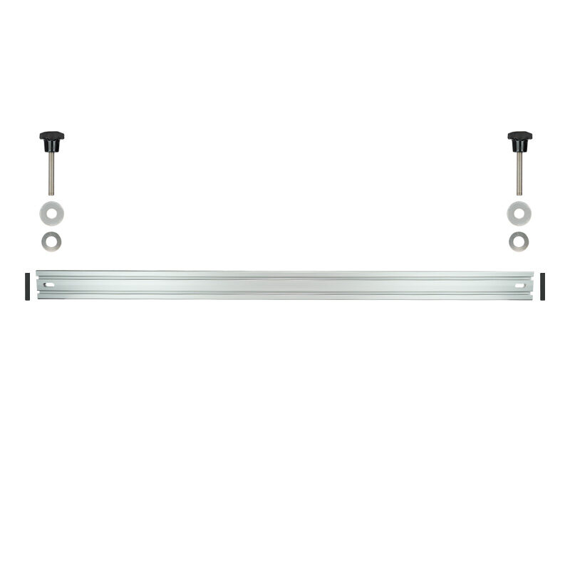 VW T5/T6 SWB/LWB - 1340mm Fork Mount Rail Twin T-Slot -  Fits  Cargo Hoop Mount Holes Behind 2nd Row of Seats (Middle of Van)