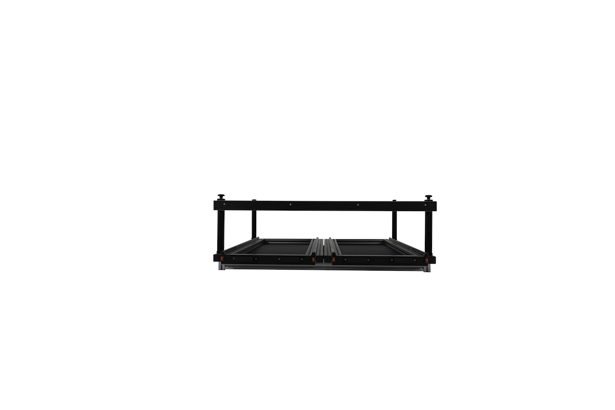 SWB/LWB Vehicle - Twin Sliding Tray + Second Level Fixed Platform 1200mm Wide x 1400mm Deep - Image 11