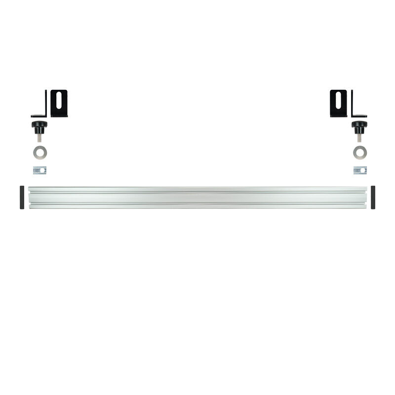 Ford Transit Custom - 1680mm Fork Mount Rail Twin T-Slot -  Fits to Rear Cargo Hoop Mount Holes