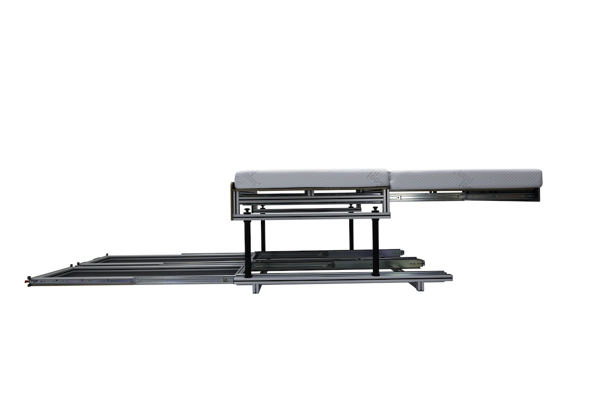SWB/LWB Vehicle - Twin Sliding Tray + Removable Extending Double Bed - Image 18