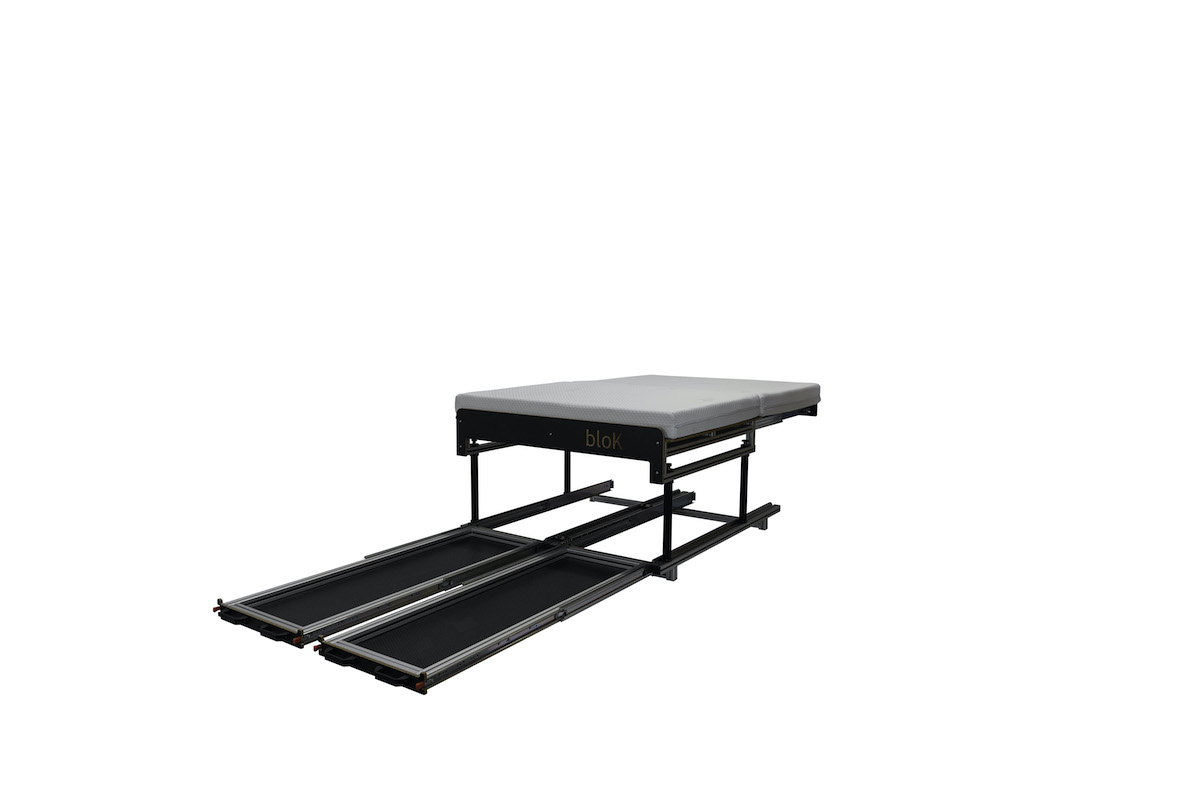 SWB/LWB Vehicle - Twin Sliding Tray + Removable Extending Double Bed - Image 22