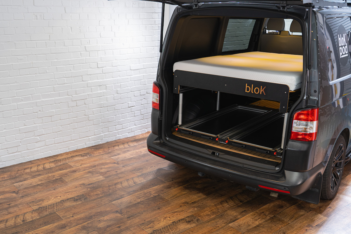 SWB/LWB Vehicle - Twin Sliding Tray + Removable Extending Double Bed - Image 3