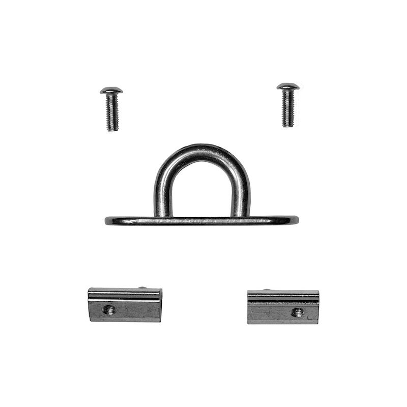 6mm A2 Polished Stainless Steel D-Ring Kit