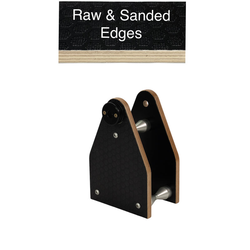 Rear Frame Support - Fits Diameter 12mm Axle - 180mm Height - Raw & Sanded