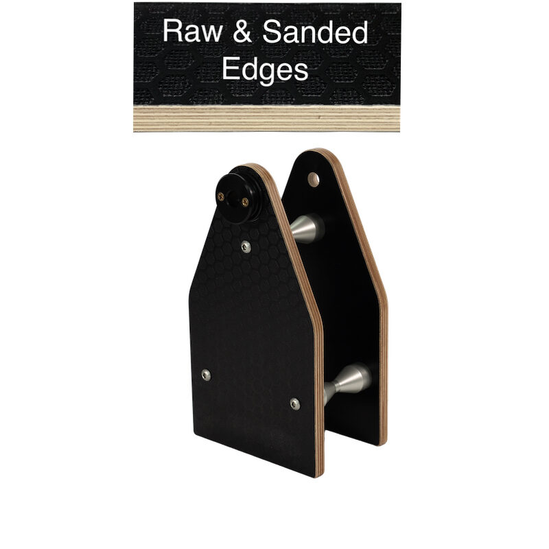 Rear Frame Support - Fits Diameter 12mm Axle - 220mm Height - Raw & Sanded