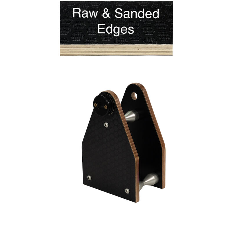 Rear Frame Support - Fits Diameter 15mm Axle - 180mm Height - Raw & Sanded