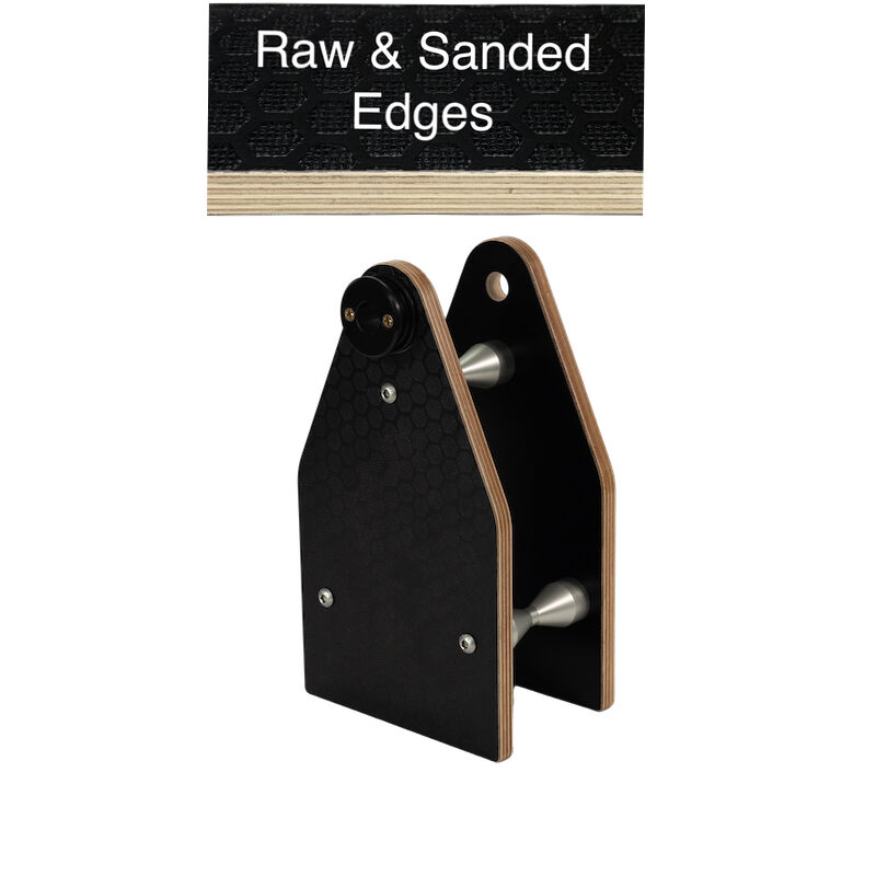 Rear Frame Support - Fits Diameter 15mm Axle - 220mm Height - Raw & Sanded
