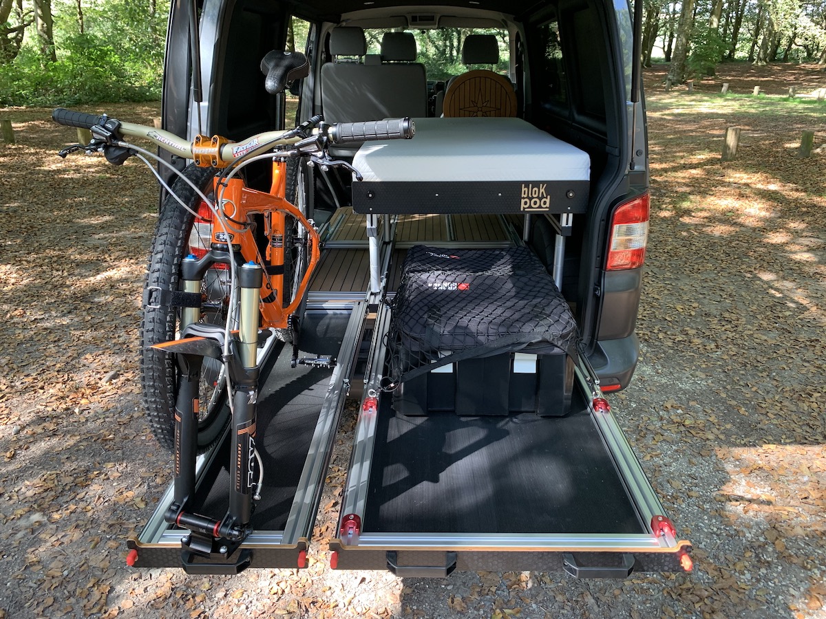 SWB/LWB Vehicle - Bed & Bike Pod 1050mm wide mattress - Image 2