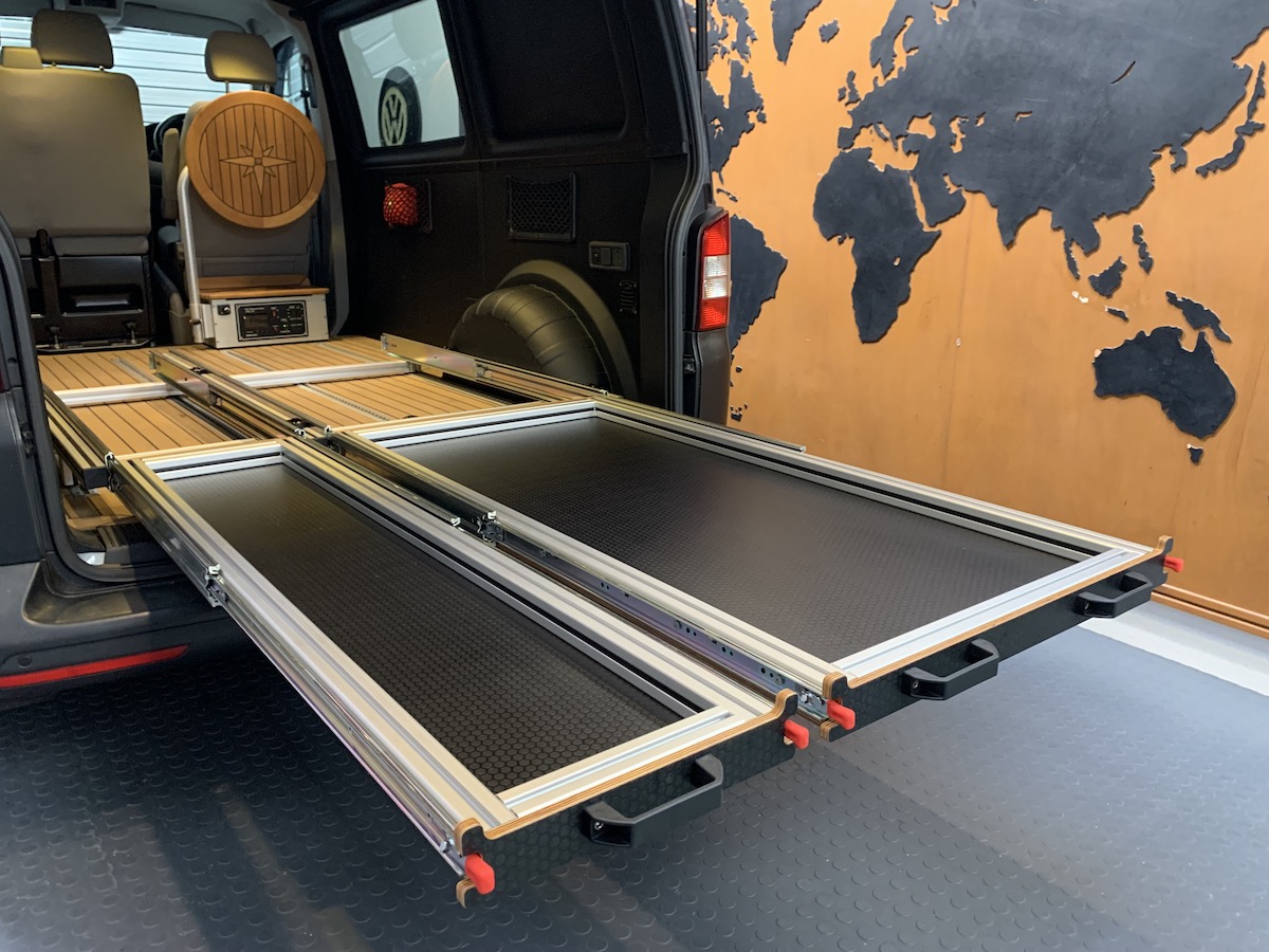 SWB/LWB Vehicle - Bed & Bike Pod 1050mm wide mattress - Image 9