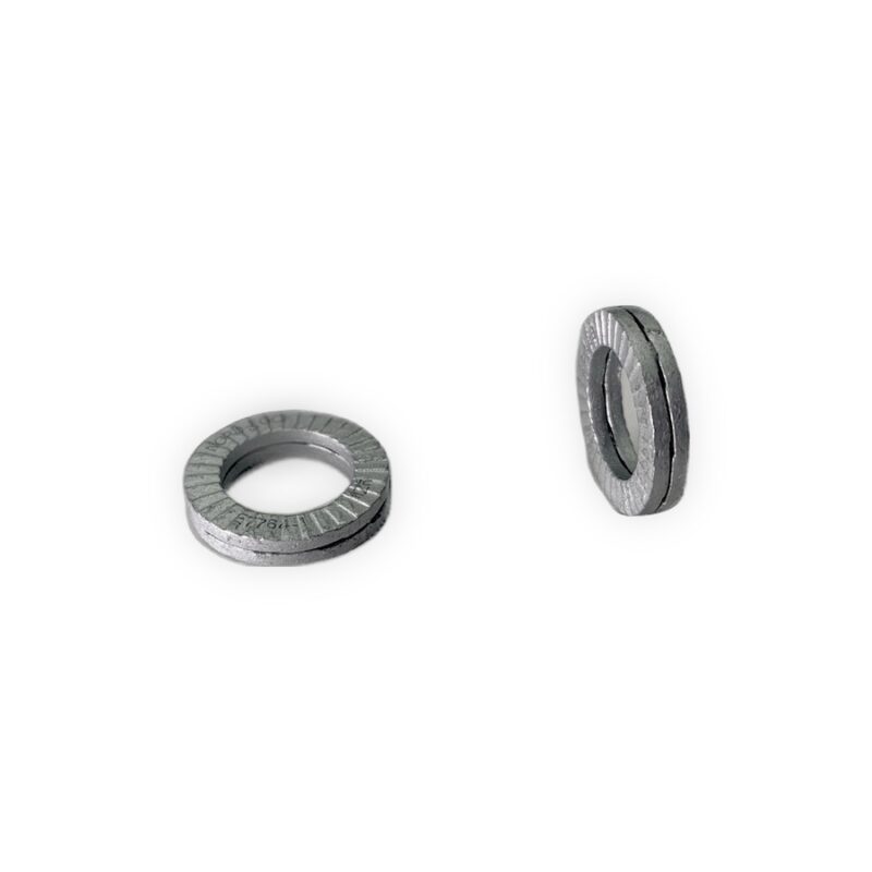 2 x Replacement M8 Nord-Lock Washers Small - (Used for Fork Mount to Off-Set Plate attachment)
