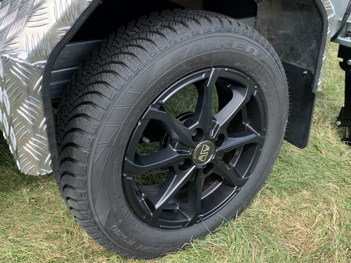 2 x 14" Alloy Wheels + All Season Tyres